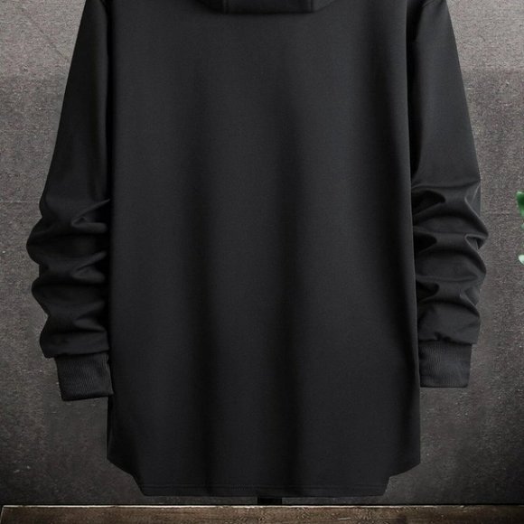 Black Mens Hoodie - Picture 4 of 7